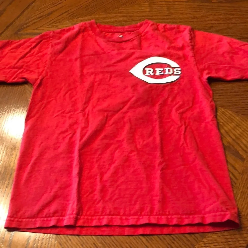 Majestic Cincinnati Reds Joey Votto Jersey Tee Shirt Medium - Picture 2 of 6